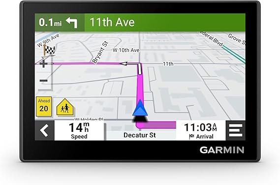 Garmin Drive™ 53 GPS Navigator, High-Resolution Touchscreen, Simple On-Screen Menus and Easy-to-See Maps, Driver Alerts